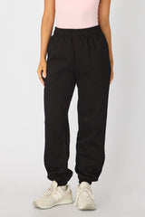 Black Track Pants Elasticated Waist