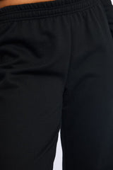 Black Track Pants Wide Leg