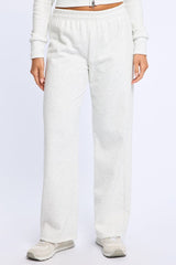 Grey Track Pants Wide Leg