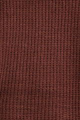 Brown Knit Cardigan Long Sleeve Relaxed