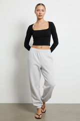 Grey Track Pants Elasticated Waist