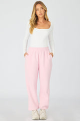 Pink Track Pants Elasticated Waist