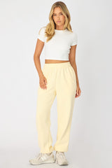 Yellow Track Pants Elasticated Waist