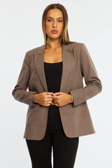Brown Oversized Blazer